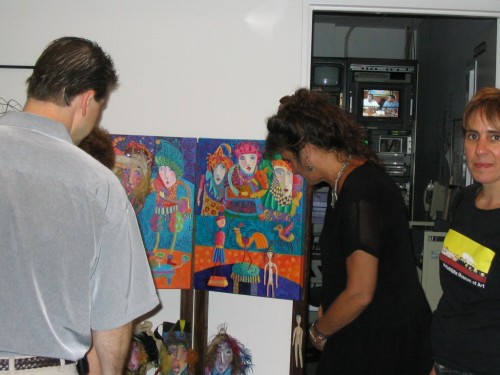 Carole Jean Bertsch &amp; Artist/Gallery owner Elyse Harrison
