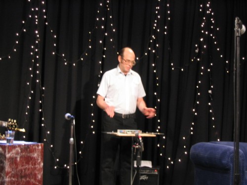 Art Harrison, Theremin player, theremin builder, and theremin expert!