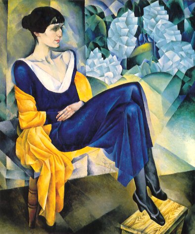Portrait by Nathan Altman of Anna Akhmatova, 1914
