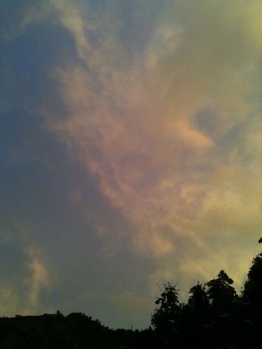 flooding skies