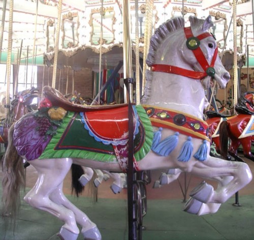 a birthday carousel ride for Jack!