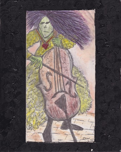 cellobeast.jpg (10.13 MiB) Viewed 916 times colored pencils......july 2011