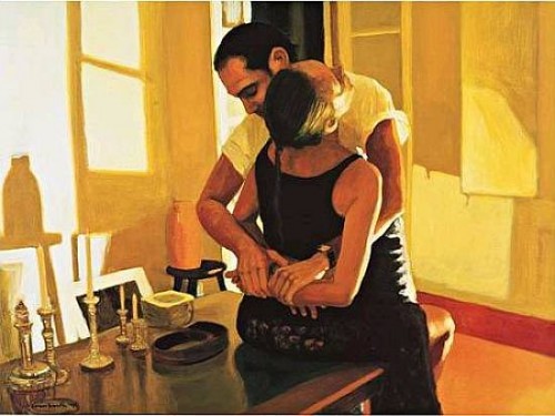 PAINTING BY JACK VETTRIANO.