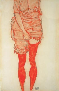PAINTING BY EGON SCHIELE.