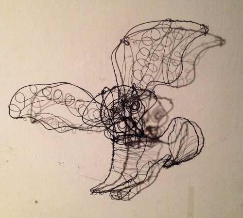 Wire dog