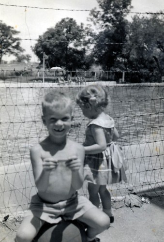 Clay and his sister, Christye