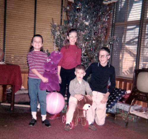 Clay and his family at Christmas