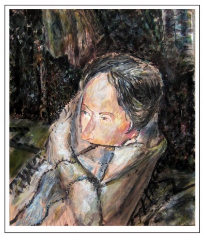 IDENTITY CRISIS<br /><br />egg tempera on gesso panel