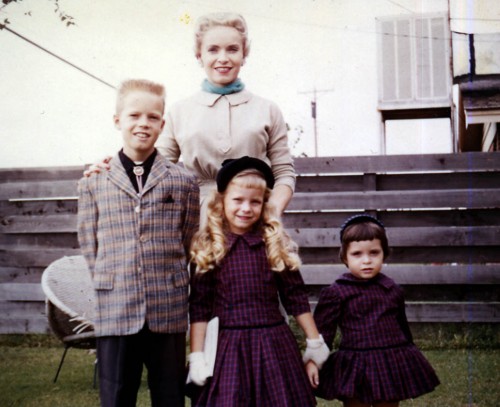 Clay and his mom and sisters