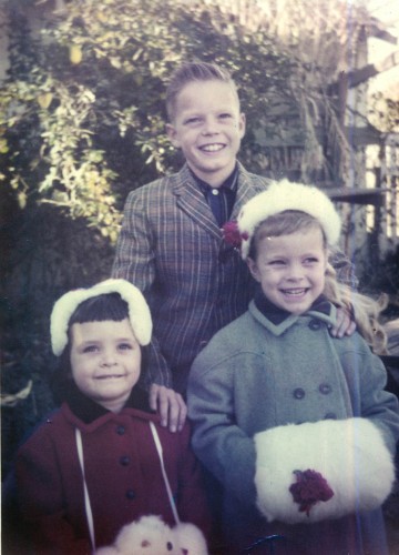 Clay and his sisters, Christye &amp; Robin