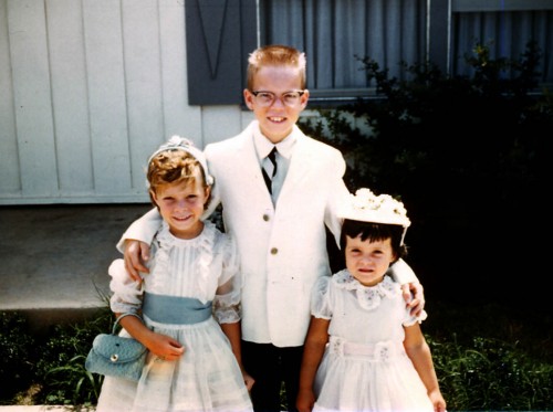 Clay and his sisters, Christye &amp; Robin