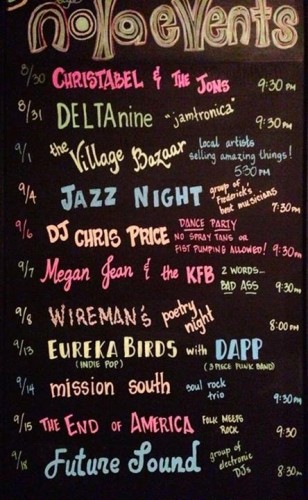 The Board @ Cafe Nola