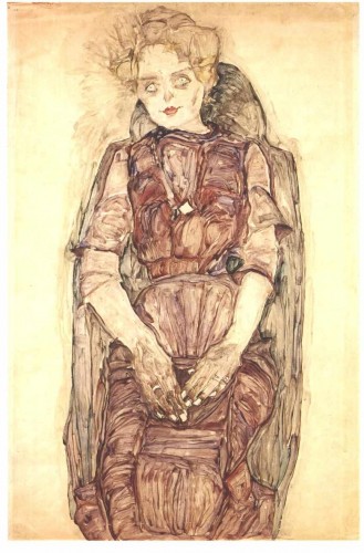 PAINTING BY EGON SCHIELE.