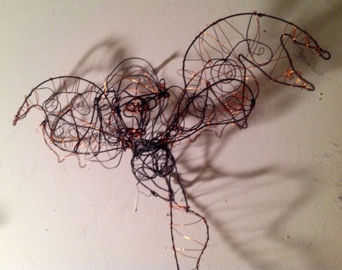 Detail... Mermaid....wire