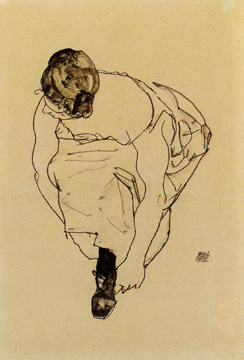 IMAGE BY EGON SCHIELE.
