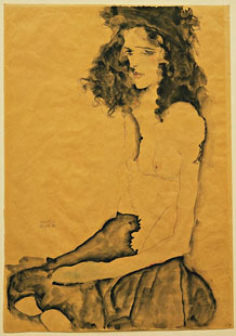 PAINTING BY SCHIELE.
