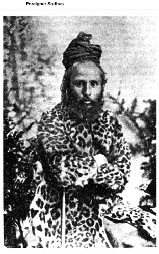 French sadhu in India @ turn of last century