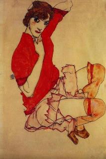 PAINTING BY EGON SCHIELE.