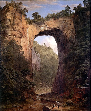 natural bridge va. by frederic church