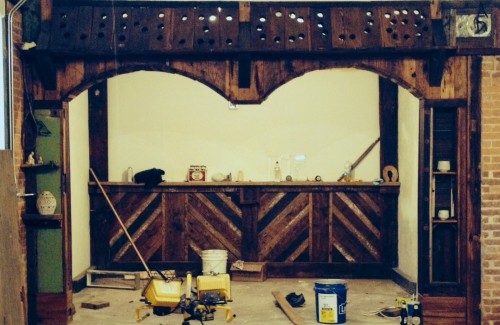 we built a stage