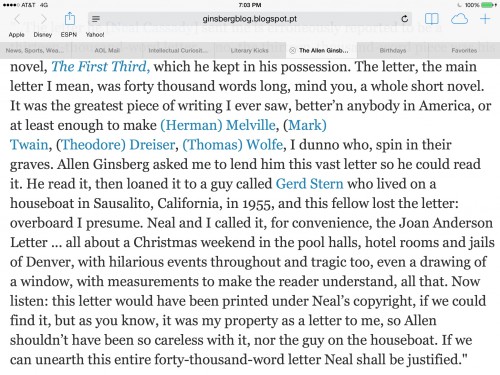 jacks words from ginsberg blog