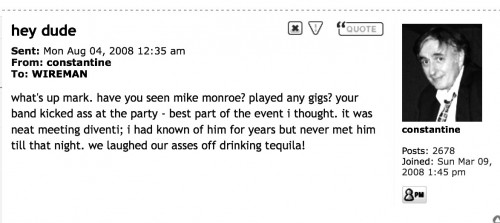 treasured msg to me from dino