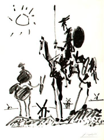 don quixote by picasso