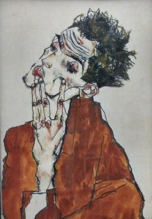 PAINTING BY EGON SCHIELE.