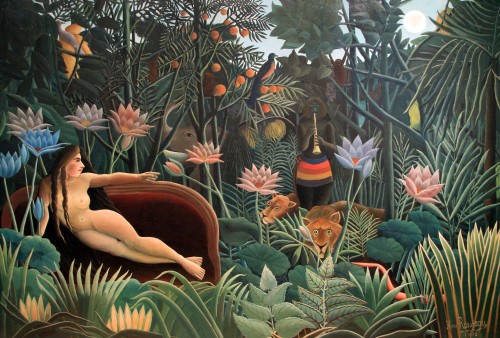 Henri Rousseau painting