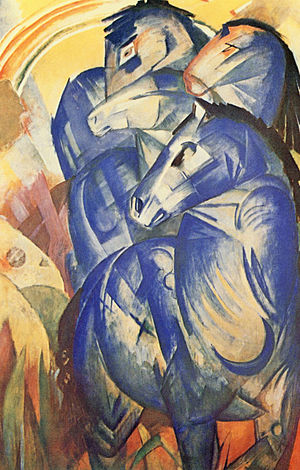 Tower of Blue Horses....Franz Marc