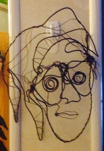 wire face....1st after stroke