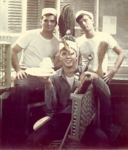 Bushnell scullery.jpg (201.48 KiB) Viewed 1085 times 1969...i'm the skinny one in the scullery