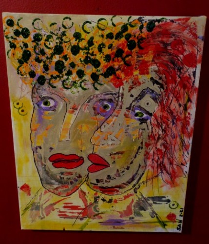 16 x 20 acrylics....