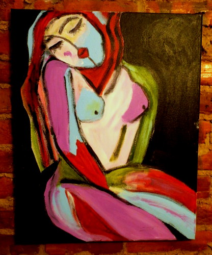 16 x 20 acrylic paint on canvas