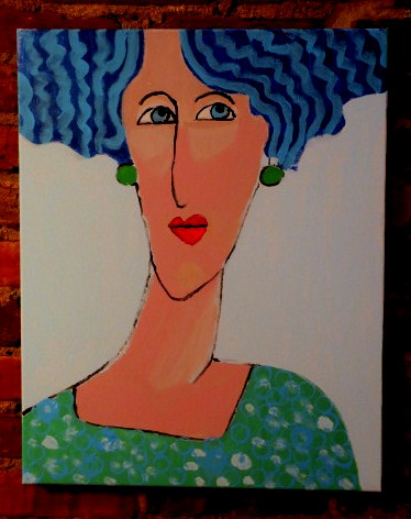 16 x 20 acrylic paint on canvas