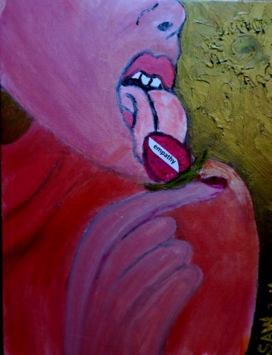 acrylic paint on board 12 x 16