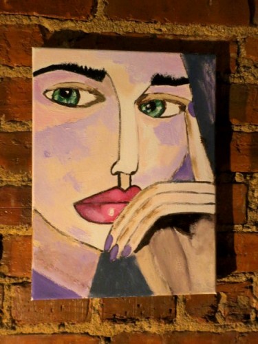 8 x 12 Acrylics on Canvas....Feb.11, 2022