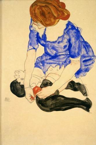 painting by Egon Schiele.