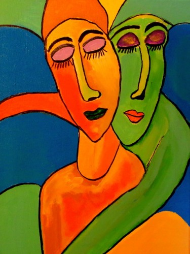 16 x 20 acrylic paint on canvas....April 2022