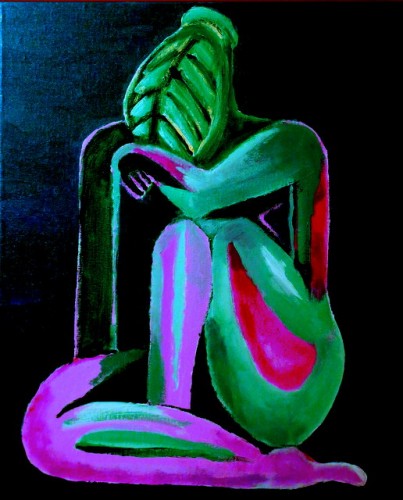 16 x 20 acrylic paint on canvas