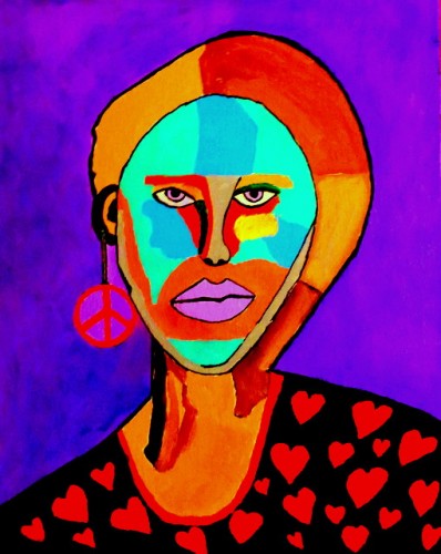16 x 20 acrylic paint on canvas......May10,2022