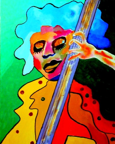 16 x 20 acrylic paint on canvas....May 23, 2022