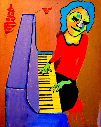 16 x 20 acrylic paint on canvas