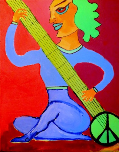 16 x 20 acrylic paint on canvas