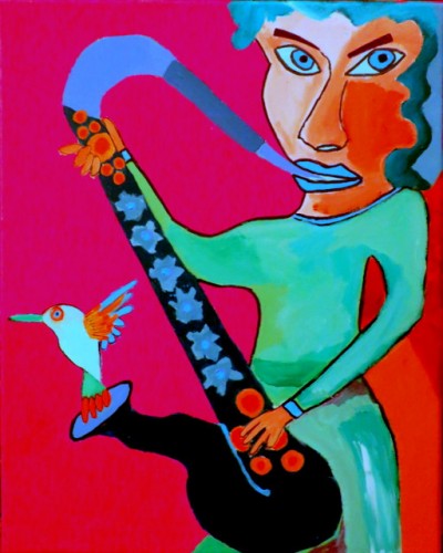 16 x 20 acrylic paint on canvas