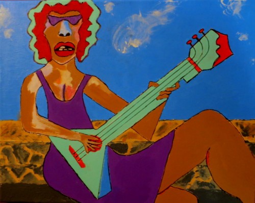 IMG_0804.JPG (95.14 KiB) Viewed 1070 times 16 x 20 Acrylic Paint on Canvas...You're Never Too Old to Rock