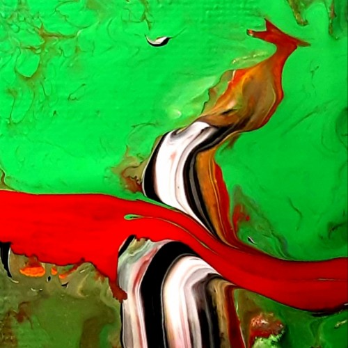 acrylic paint on hardboard...Oct. 21st-22
