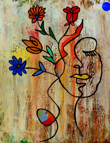 16 x 20 Acrylics on Canvas...Oct. 30th--2022