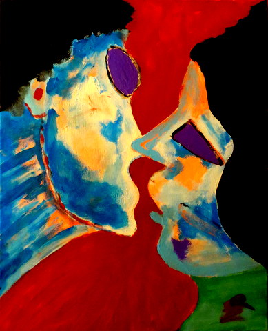 Re-worked painting from January 11th