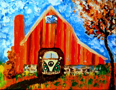 12 x 14 acrylic paint on canvas ...Nov. 11--22